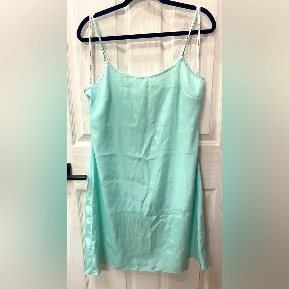 Calvin Klein Seafoam Slip Dress Size P